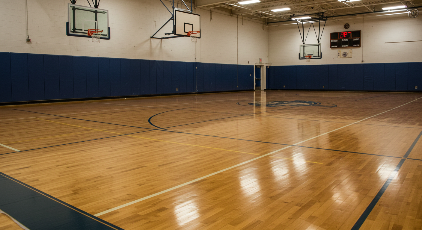 Gym Floor Refinishing